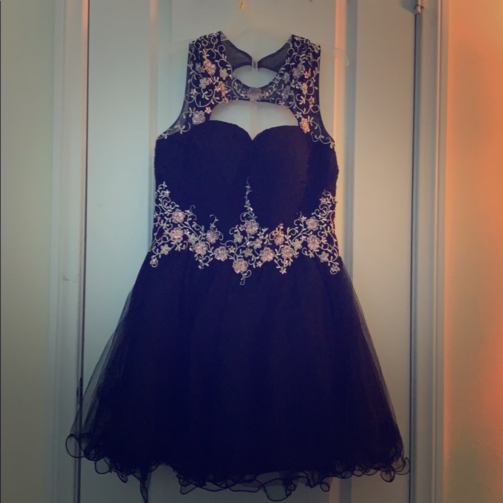 Women’s black short dress